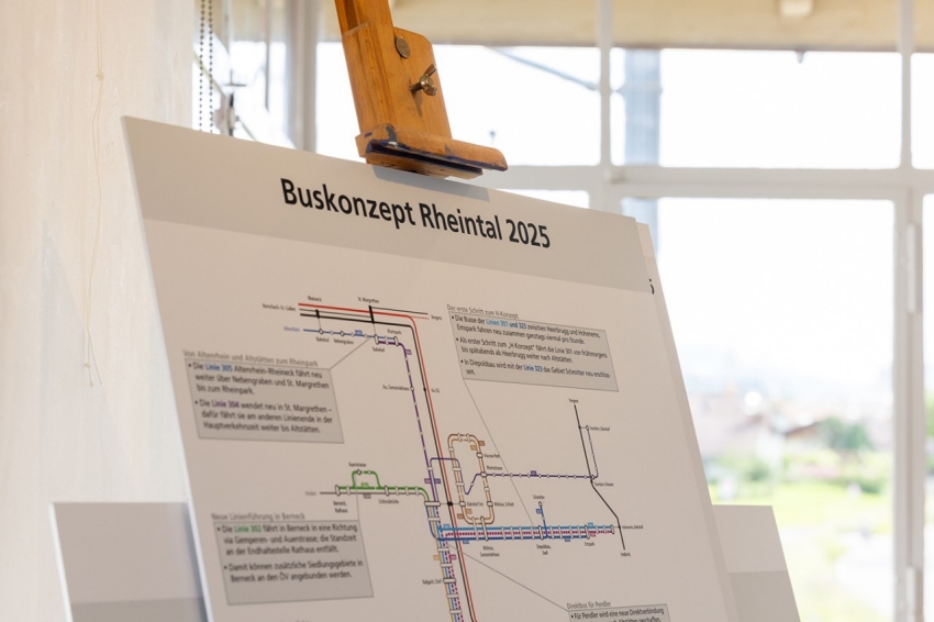 Beim Fahrplan 2025 steht der Ausbau des Busangebots von Montag bis Freitag im Fokus. Quelle: Marina Hasler